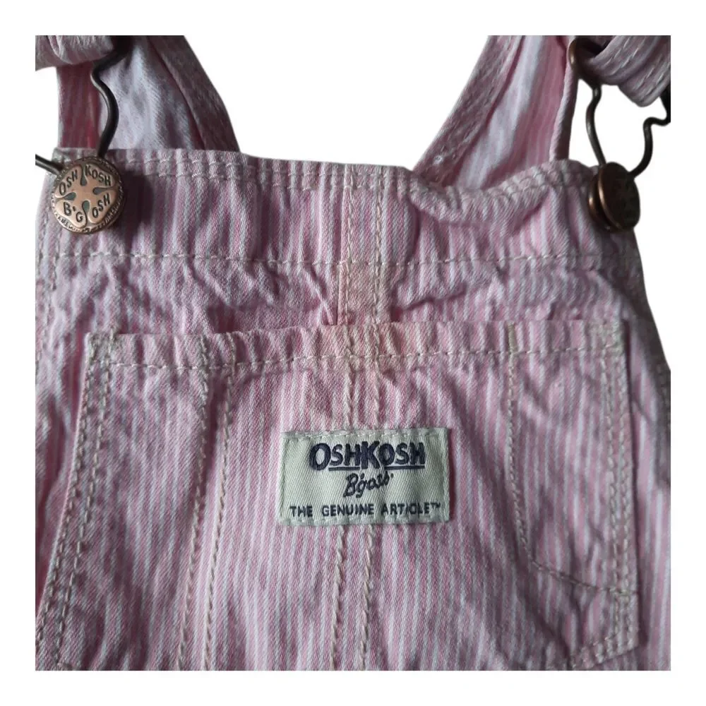 OshKosh B'gosh Pink Overalls with Adjustable Straps